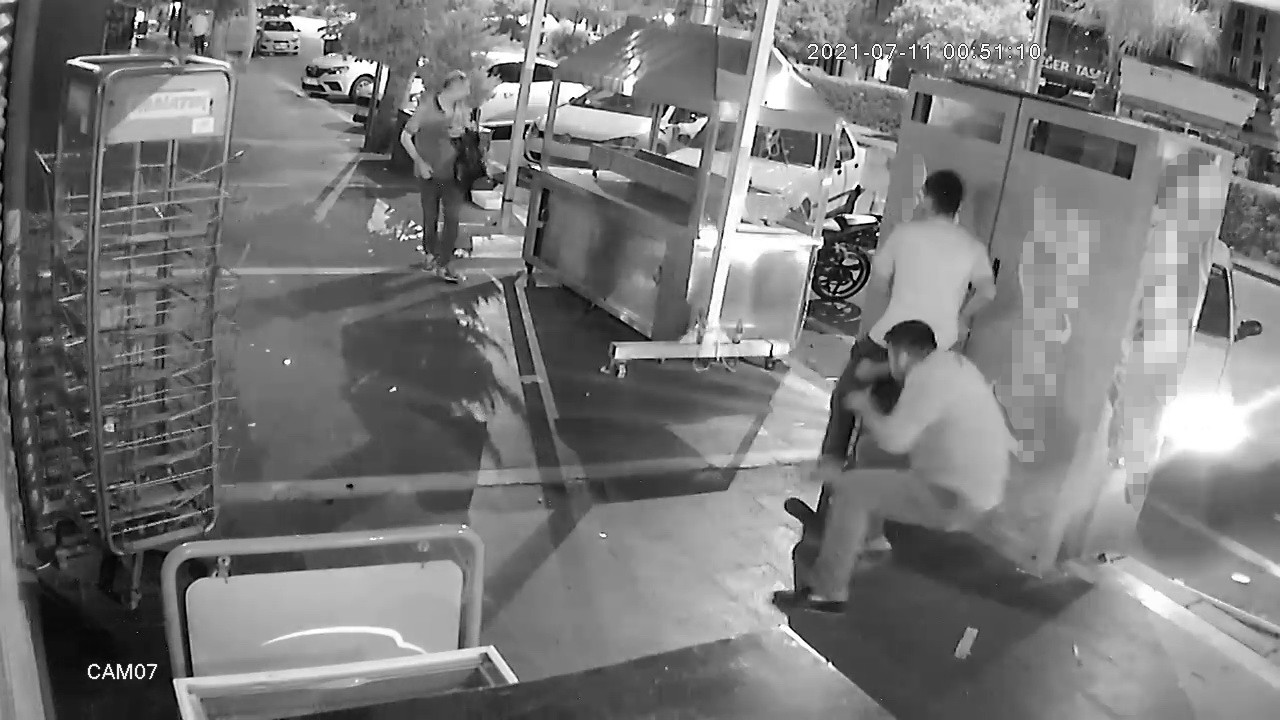 Restoranda dehşet anları