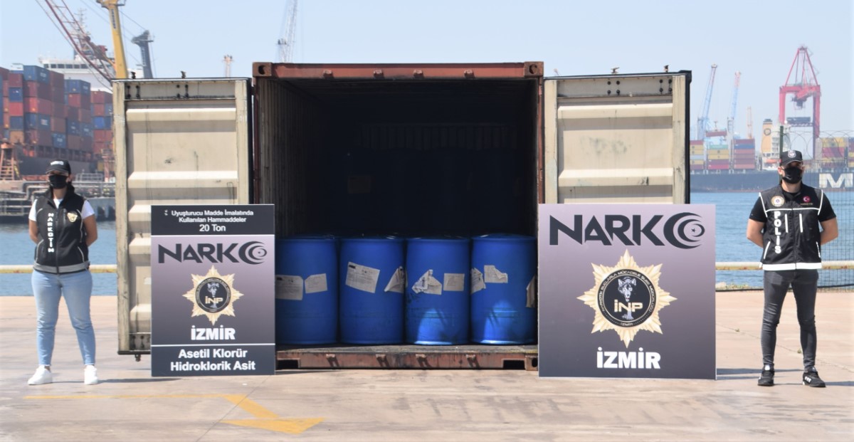 Çin’den gelen konteynerde 26 ton kimyasal madde yakalandı