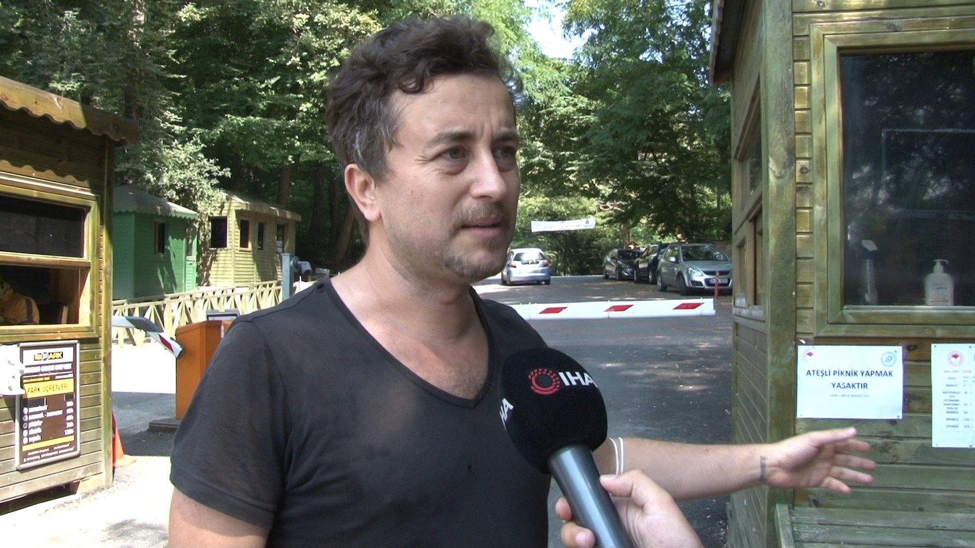 Yasaktan habersiz pikniğe gelenler ormana alınmadı