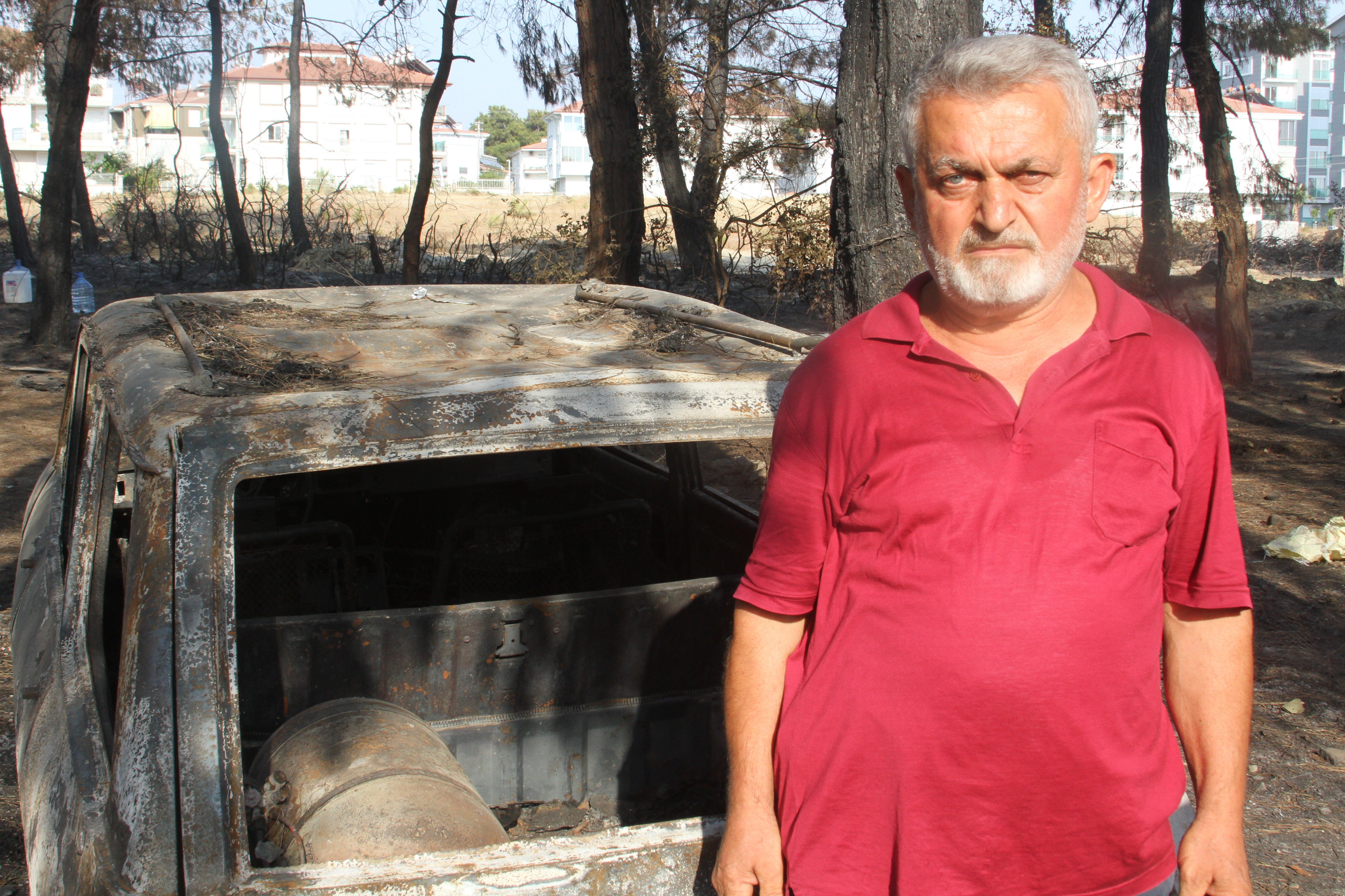 Manavgat merkezdeki ilk yangın böyle başladı