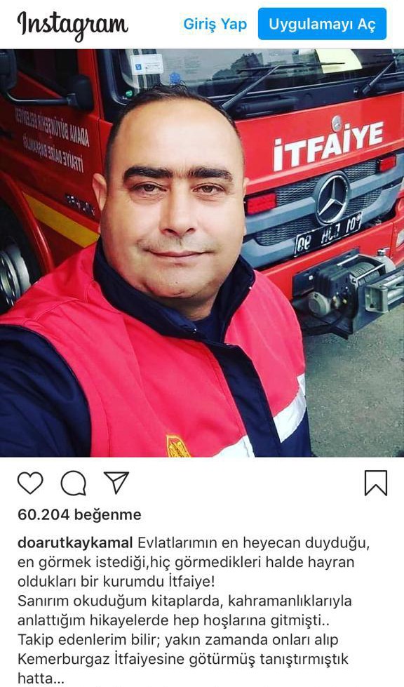Doğa Rutkay'ın ölen itfaiye eri mesajı duygulandırdı