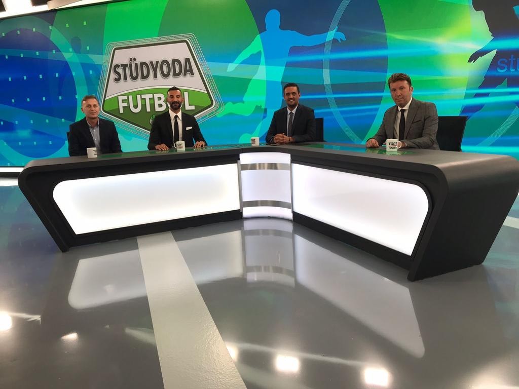 TGRT'nin 'Stüdyoda Futbol' programı yeni konuklarıyla başladı