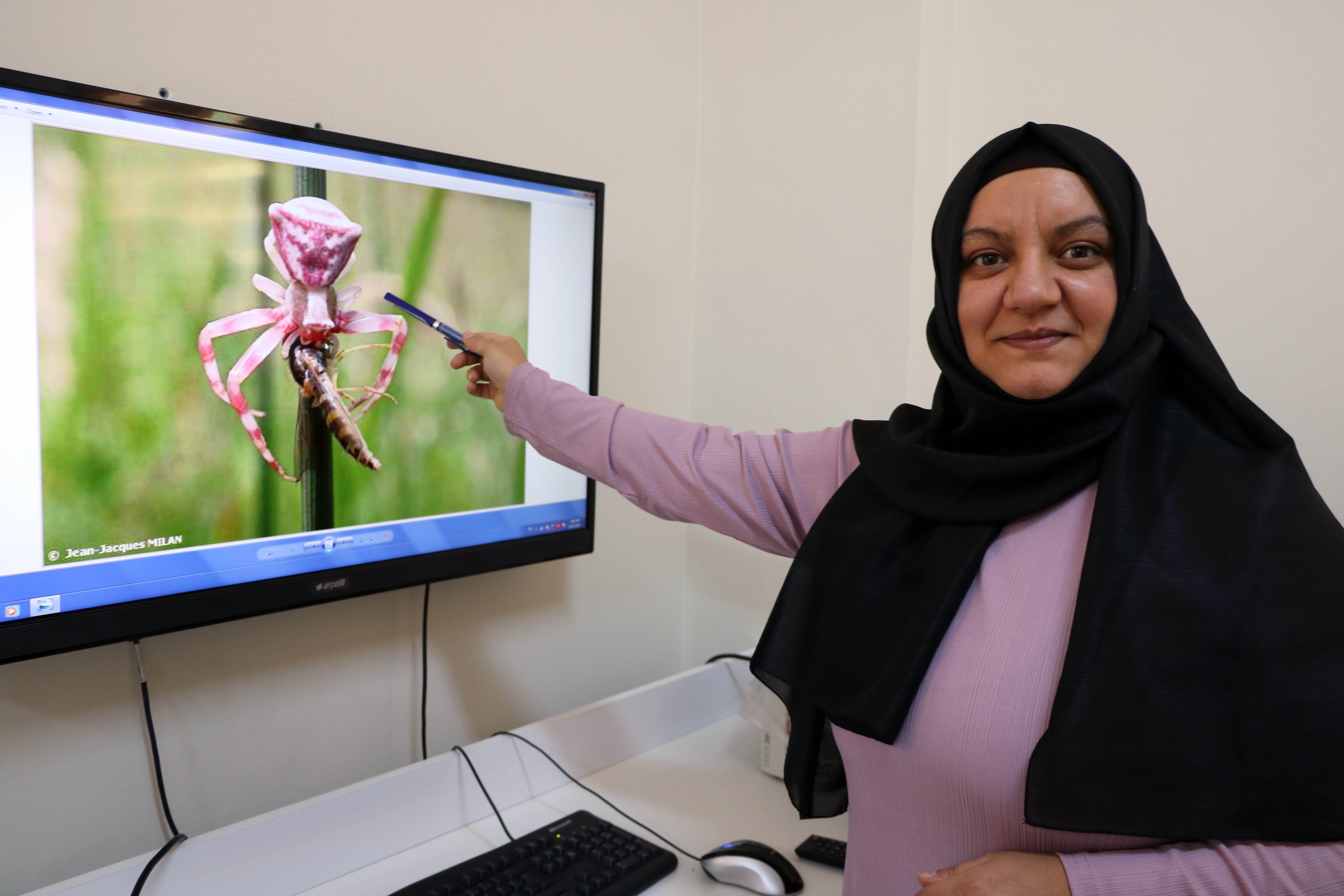 Yozgat’ta insan yüzlü örümcek görüntülendi