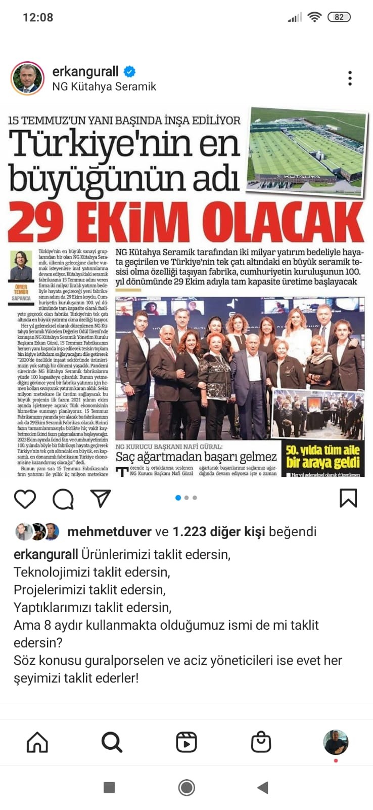 İki porselen devinin oğullarının atışmaları, sosyal medyayı salladı