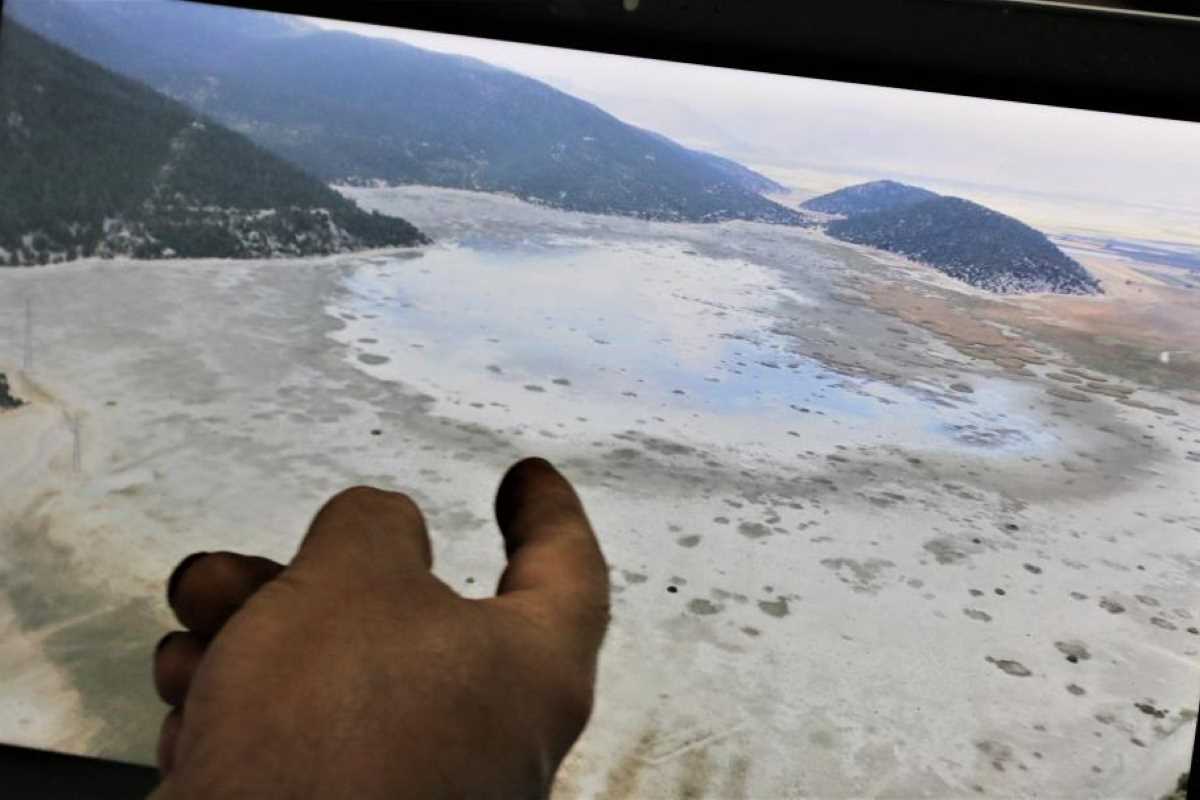 Antalya’da Avlan gölünde korkudan görüntü!
