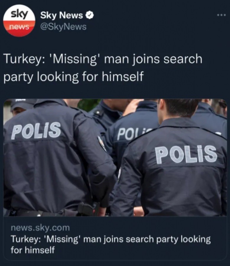 Bursa'da kendini arayan adam dünya gündeminde