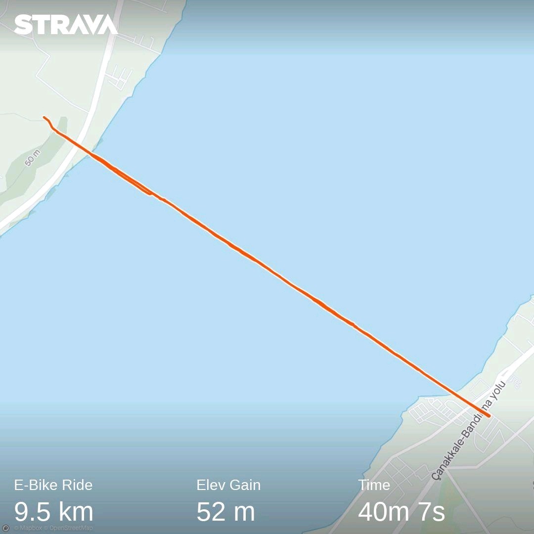 Çanakkale Köprüsü’nü bisikletle geçen ilk kişi oldu