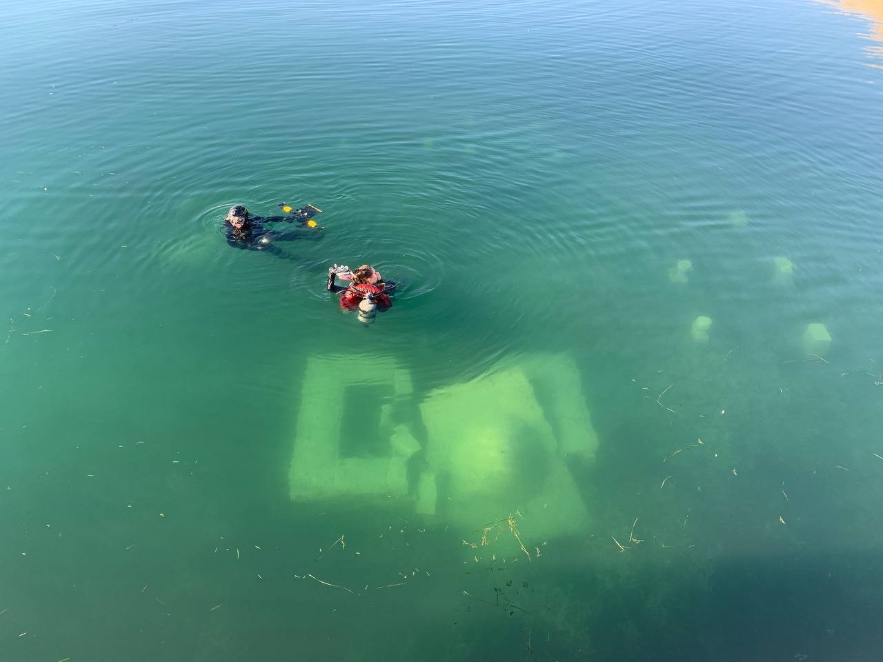 Su altı dalışçıları Halfeti’de batık şehri fotoğrafladı