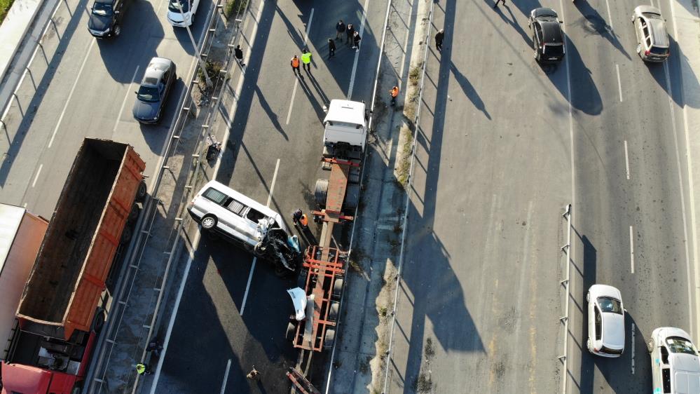 Beylikdüzü Yakuplu Ambarlı Liman Yolu’nda kaza