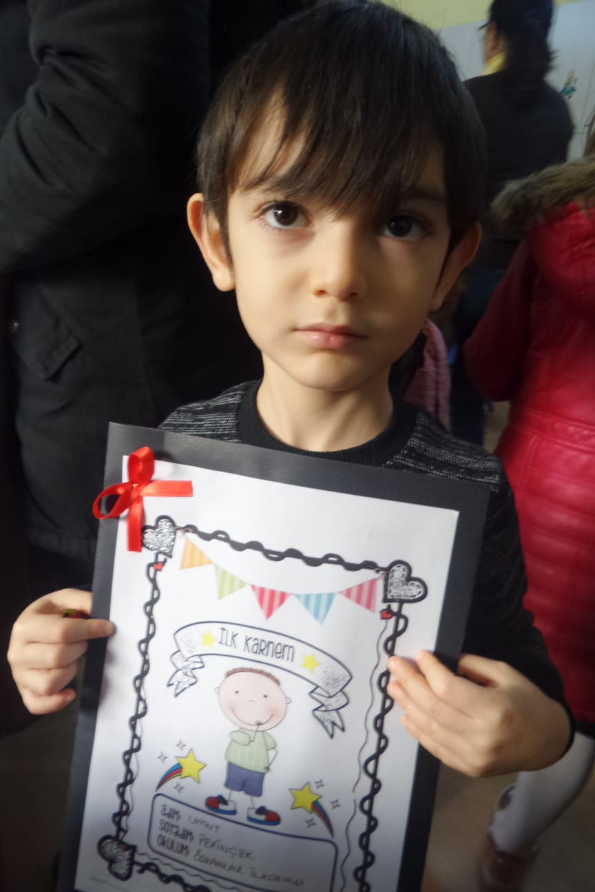 Depremde ölen Umut'un 29 Ekim'de çizdiği resim ortaya çıktı