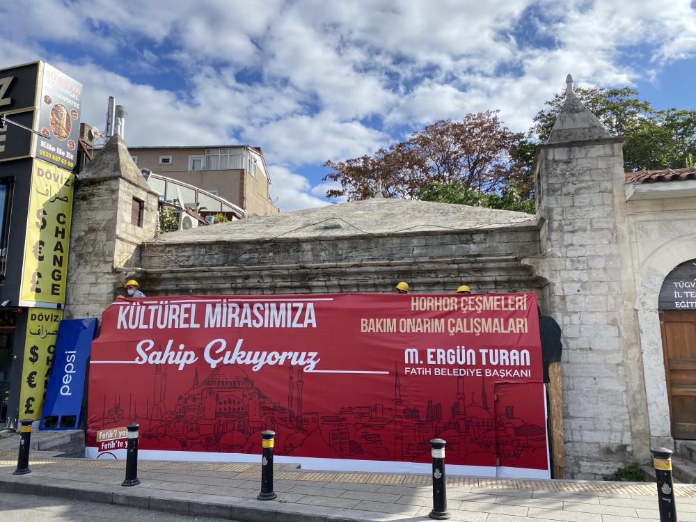 Fatih'te Osmanlı mirası 135 çeşme yeniden hayat buluyor