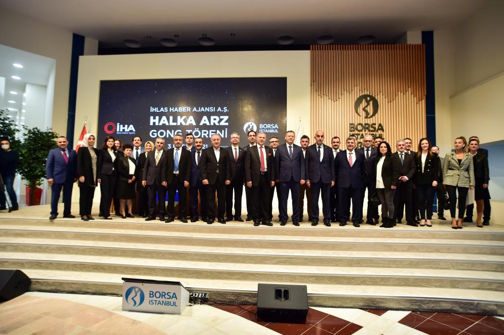 Borsada gong İhlas Haber Ajansı için çaldı