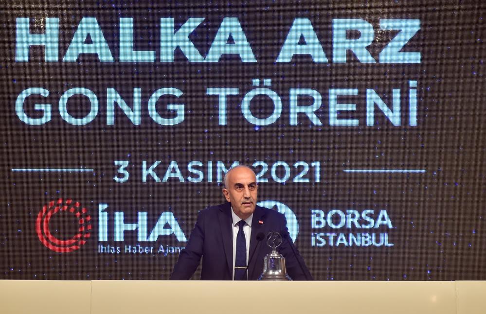 Borsada gong İhlas Haber Ajansı için çaldı