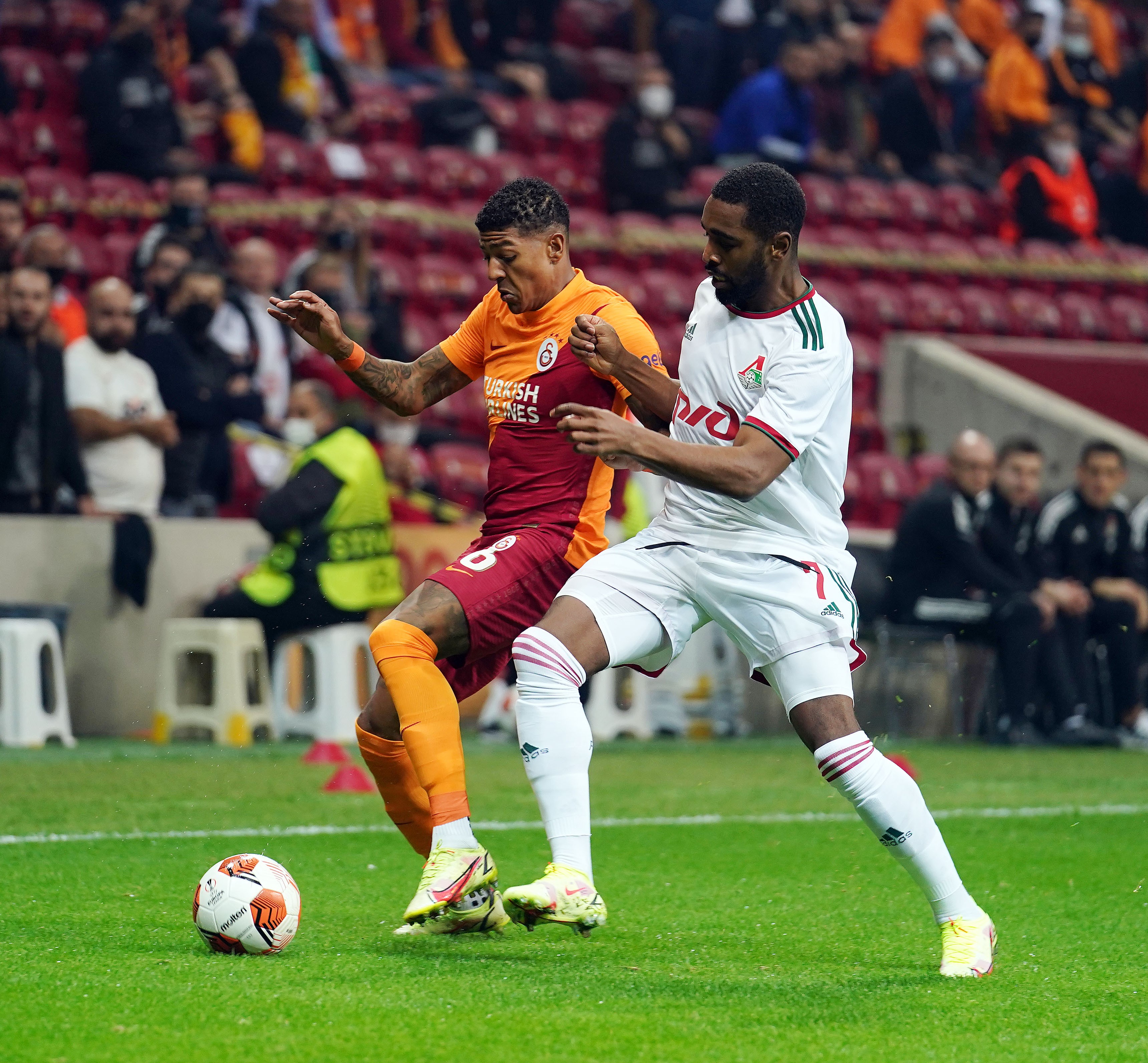 UEFA Avrupa Ligi: Galatasaray: 1 - Lokomotiv Moskova: 0 (İlk yarı)