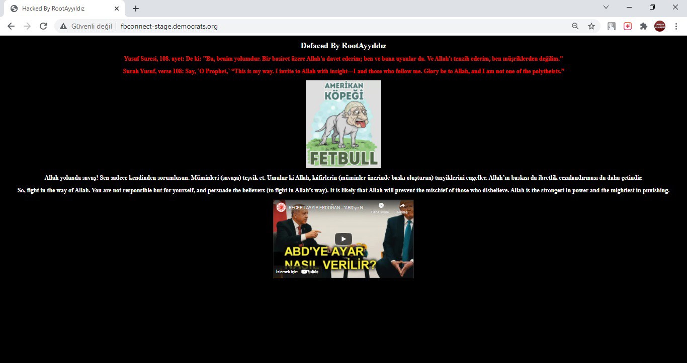 Sinoplu hackerdan Biden’ın partisine şok