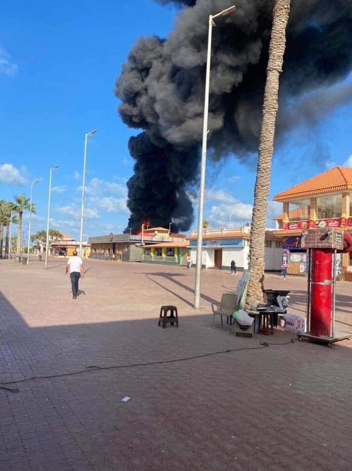 Nil Nehri'nin gözde gemisi alev alev yandı