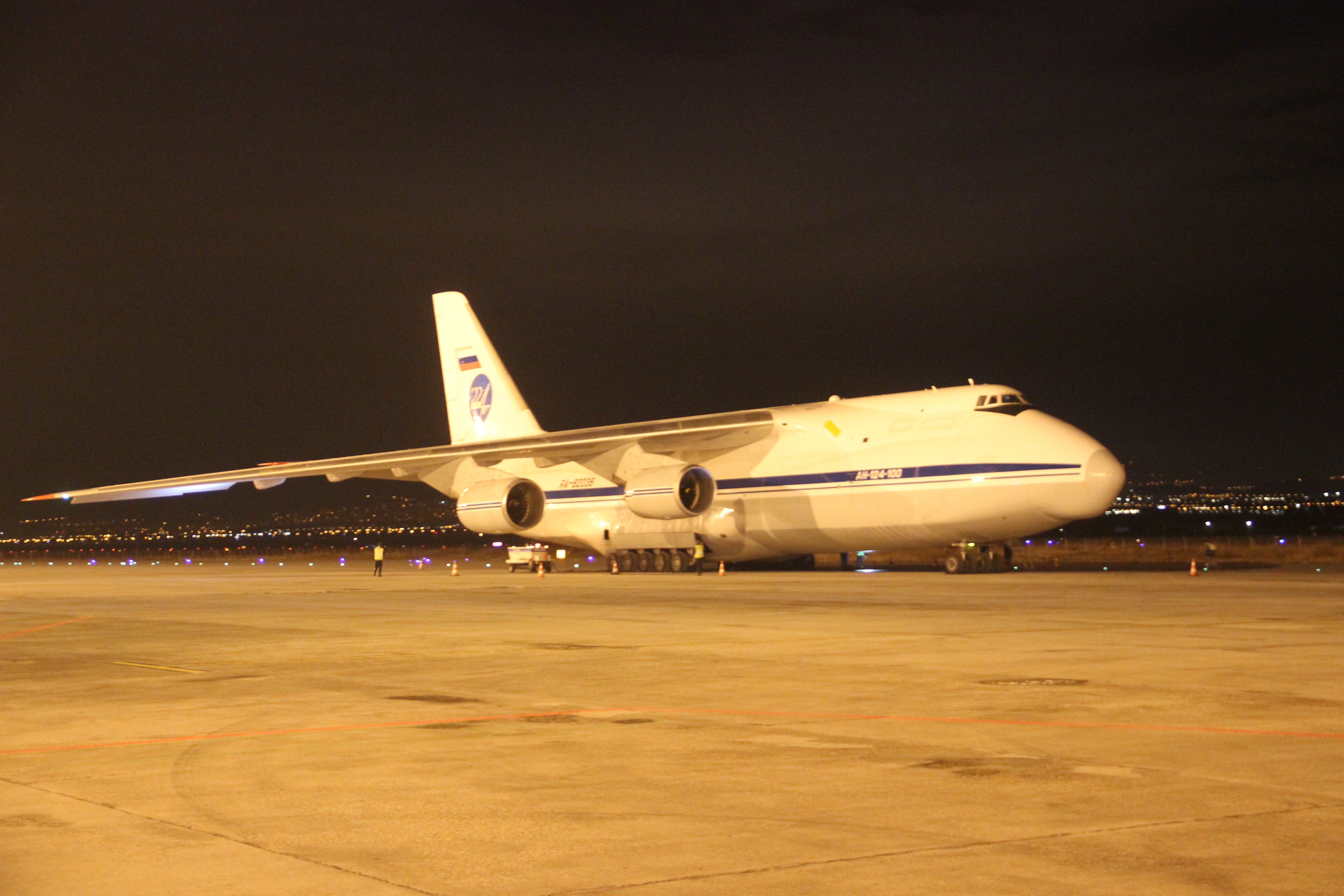 Avrupa’nın en büyük teleskobunun aynası dev kargo uçağıyla Erzurum’a getirildi