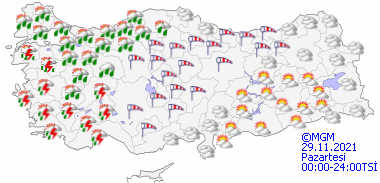 Meteorolojiden bir çok il için fırtına ve sağanak uyarısı