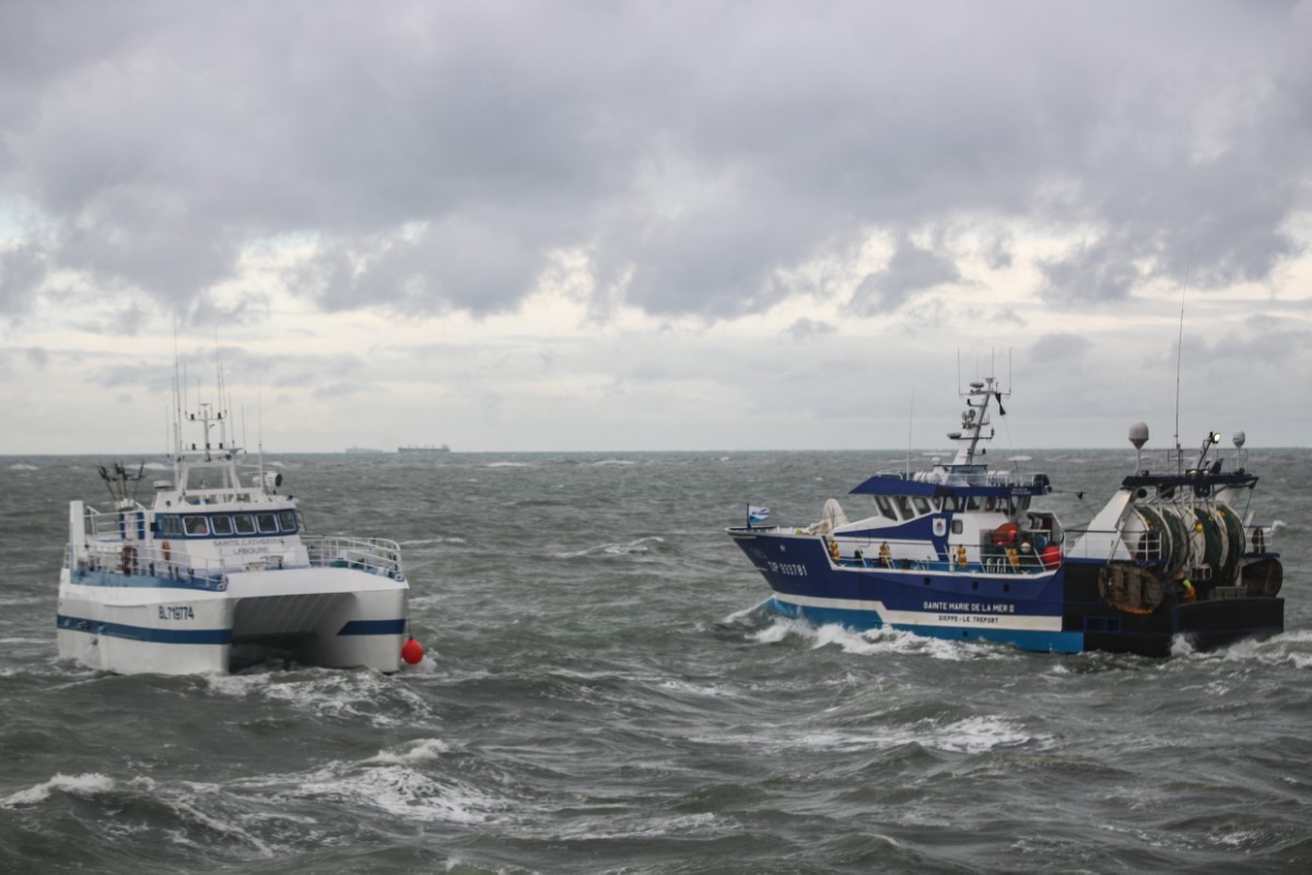 Fransız balıkçılardan Manş Tüneli ve 3 limanda 'balıkçılık ruhsatı' protestosu