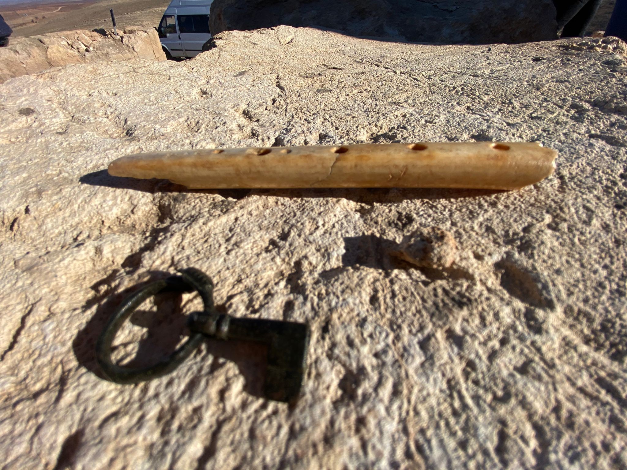 Zerzevan Kalesi’nde 1600 yıllık flüt ve özel anahtar bulundu