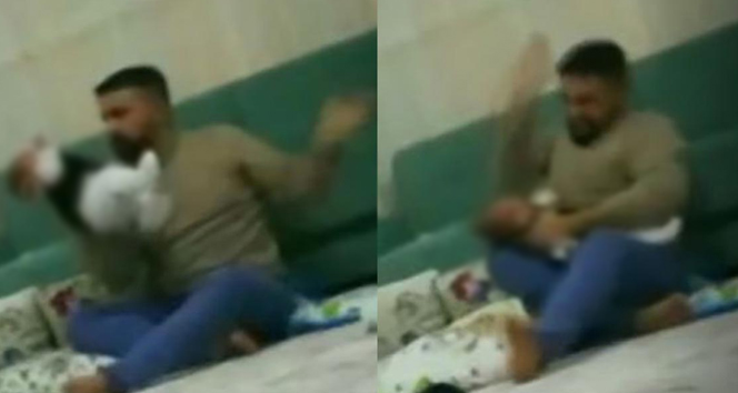 Babasının öldüresiye dövdüğü Cihan bebek taburcu oldu