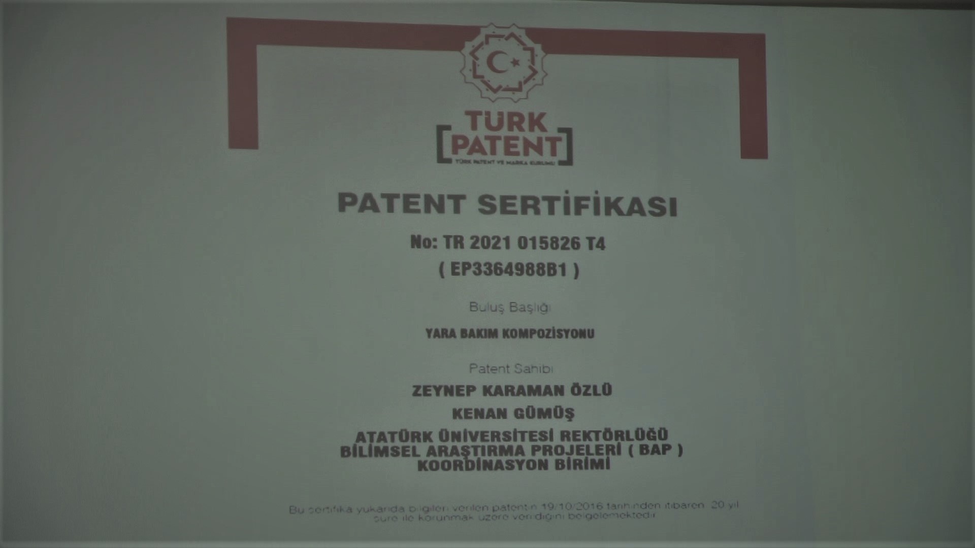 Yanık tedavisinde umut olacak çalışmaya Avrupa’dan patent