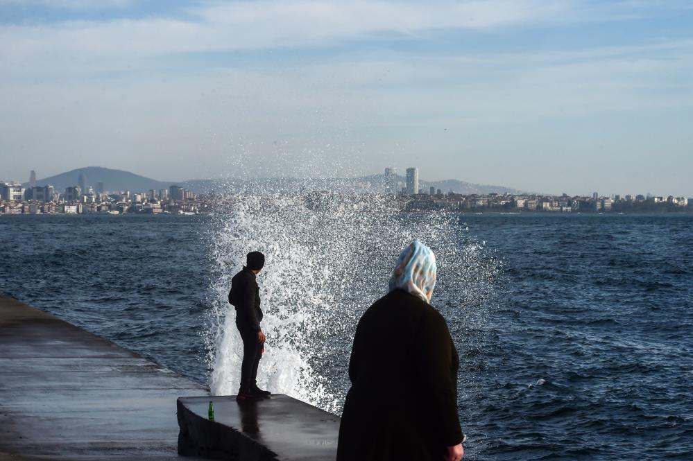 Dalgaların keyfini böyle çıkarttılar