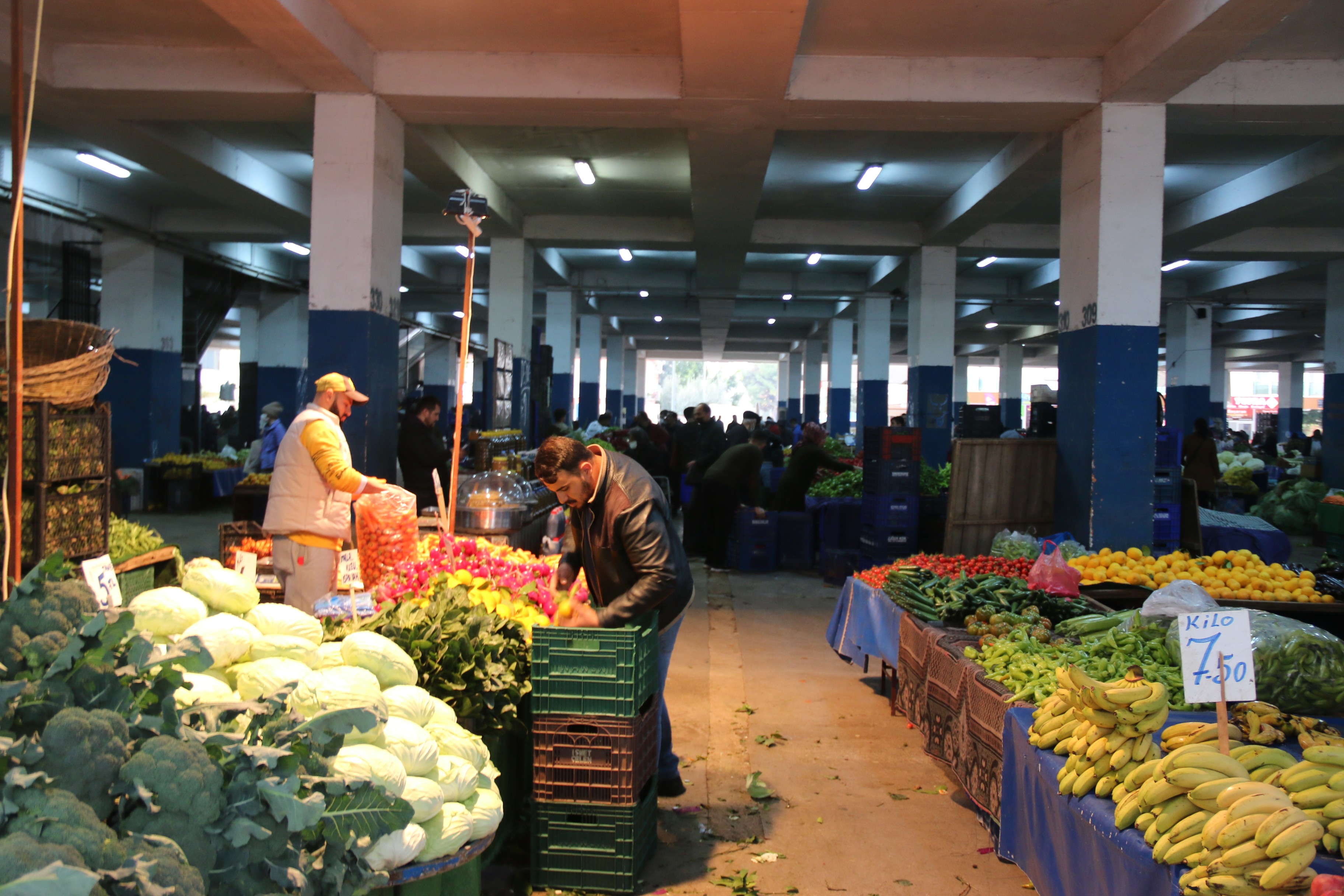 Halde 12, pazarda 15 TL olan patlıcan, Tarım Kredi Kooperatifi marketinde 19,90 TL