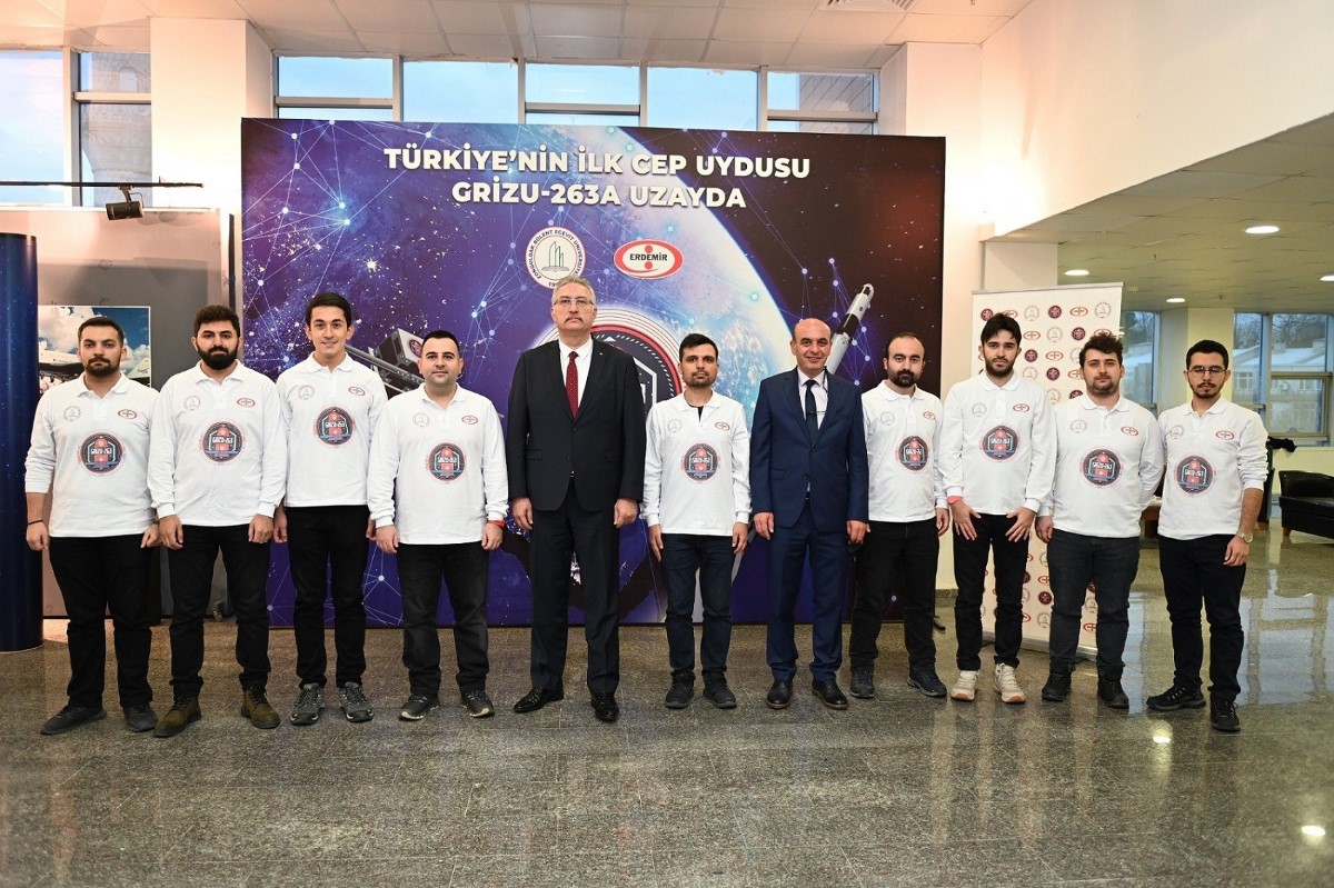 Türkiye’nin ilk cep uydusu Grizu-263A, uzaydaki görevine başladı