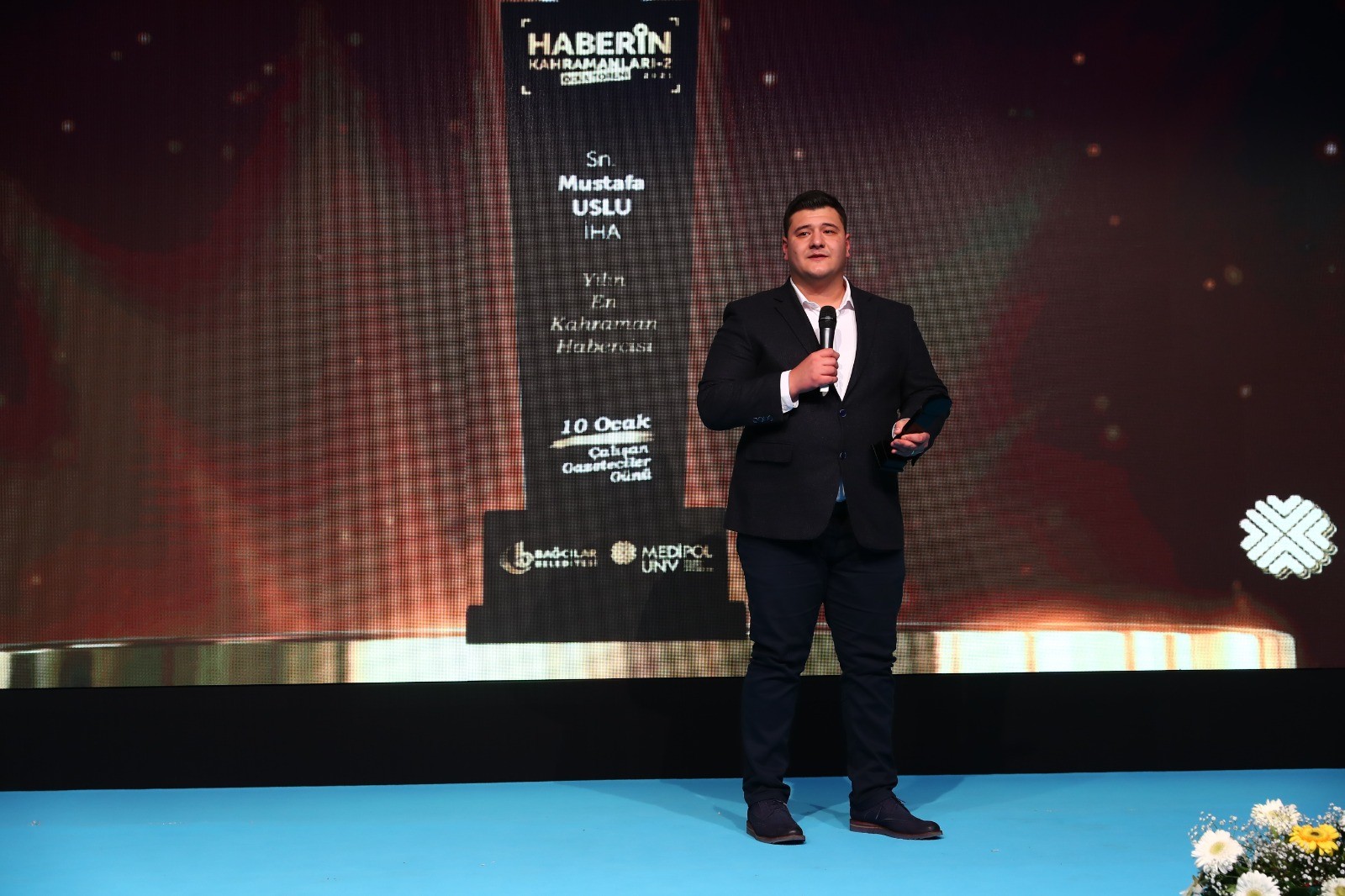 İHA Muhabiri Mustafa Uslu, ‘Yılın kahraman habercisi’ ödülüne layık görüldü