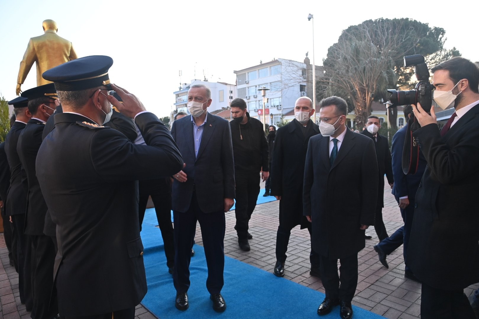 Cumhurbaşkanı Erdoğan Aydın Valiliği'ni ziyaret etti