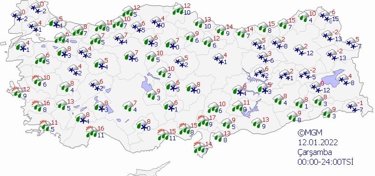Meteoroloji'den 'sarı kodlu' uyarı! İstanbul'a kar geliyor