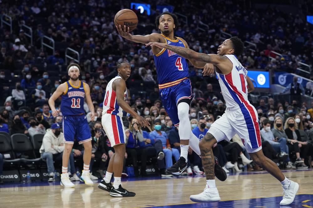 Golden State Warriors, Detroit'i mağlup etti