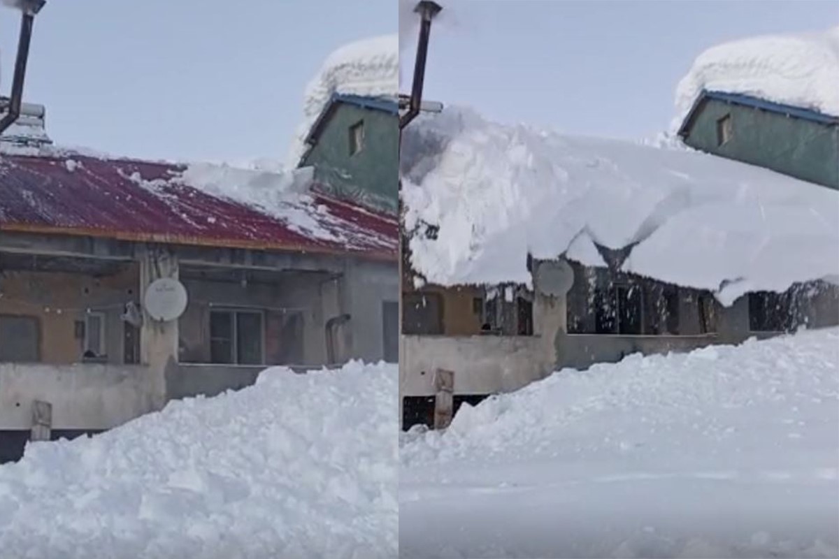 Çatılardaki tehlike kameralara yansıdı