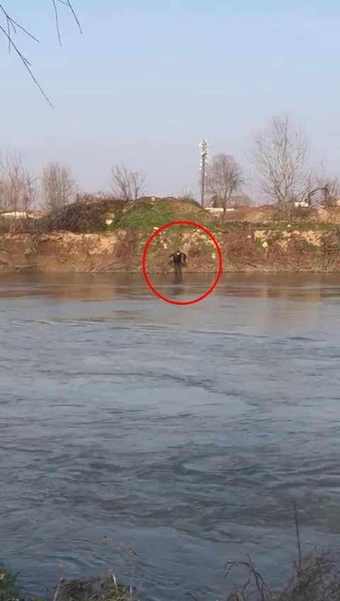 Girdiği nehirden çıkamamıştı, 6’ncı günde çalışmalar sürüyor