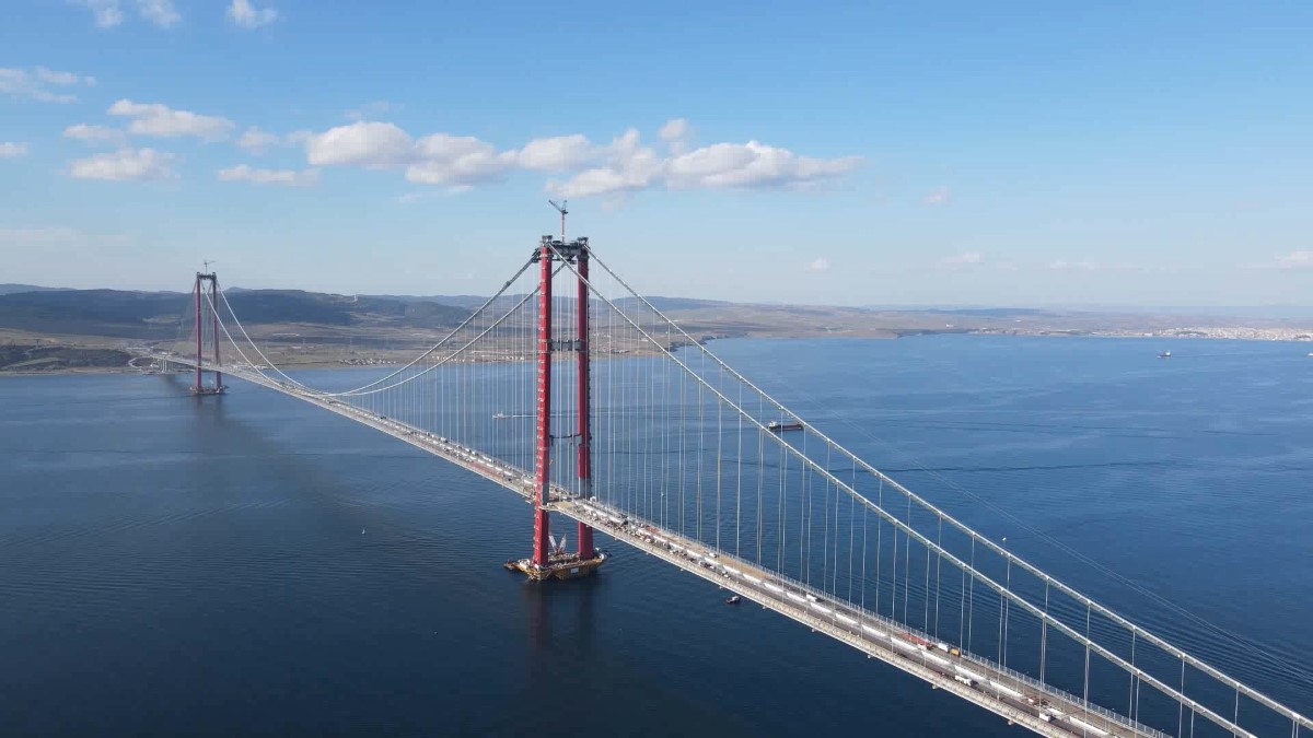 1915 Çanakkale Köprüsü'nün açılışı 18 Mart'ta gerçekleştirilecek
