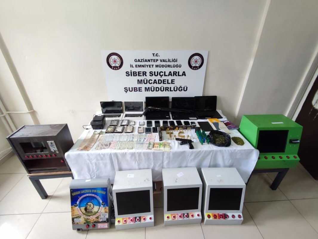 Gaziantep’te yasa dışı bahis operasyonu: 24 gözaltı