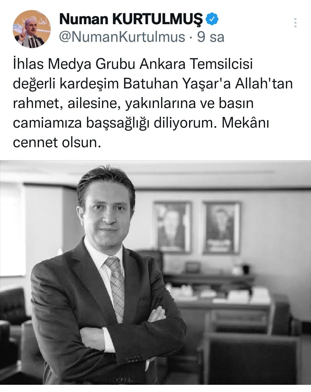 Batuhan Ağabeyimizi kaybettik