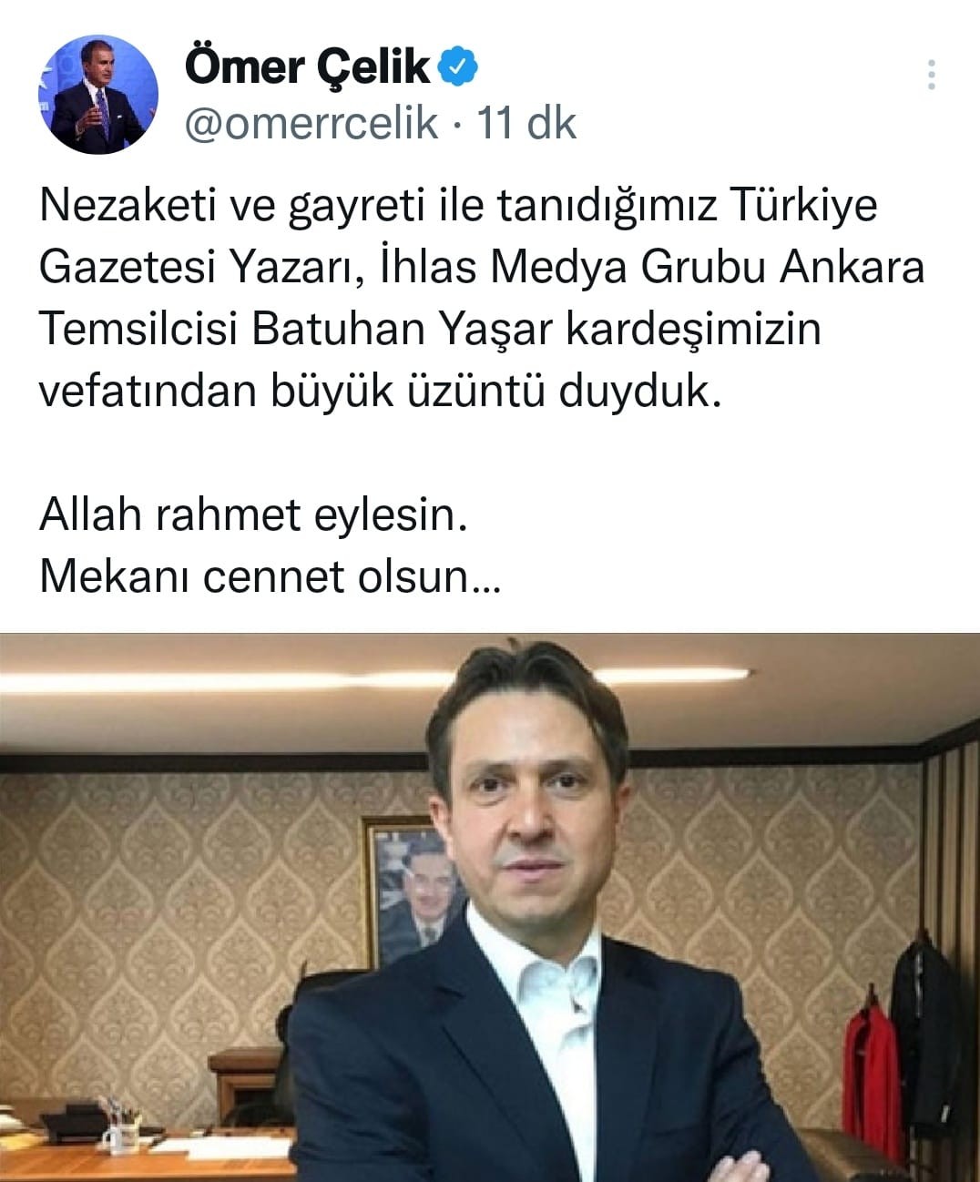 Batuhan Ağabeyimizi kaybettik