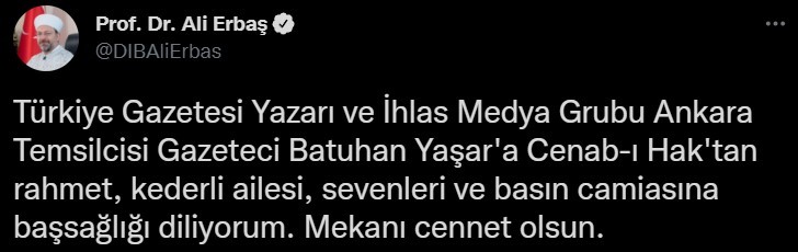 Batuhan Ağabeyimizi kaybettik