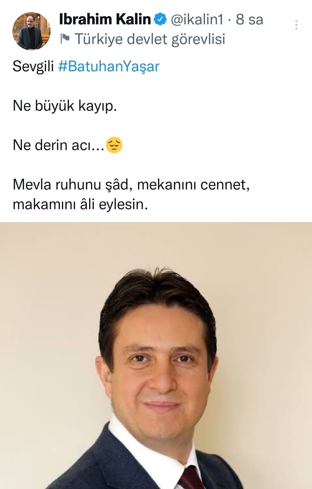 Batuhan Ağabeyimizi kaybettik