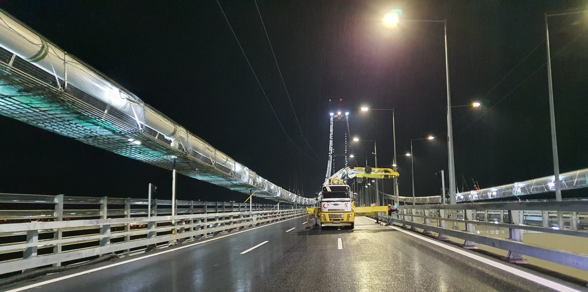 1915 Çanakkale Köprüsü’ne yerli rüzgar bariyerleri