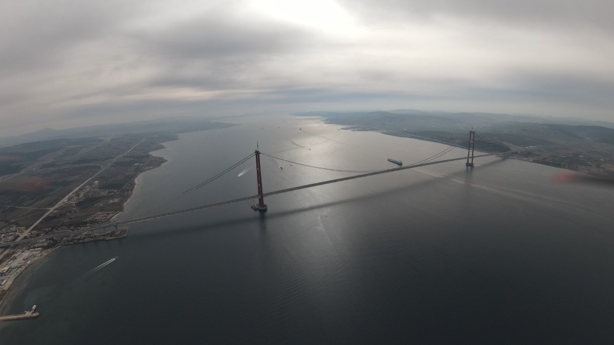 1915 Çanakkale Köprüsü’ne yerli rüzgar bariyerleri
