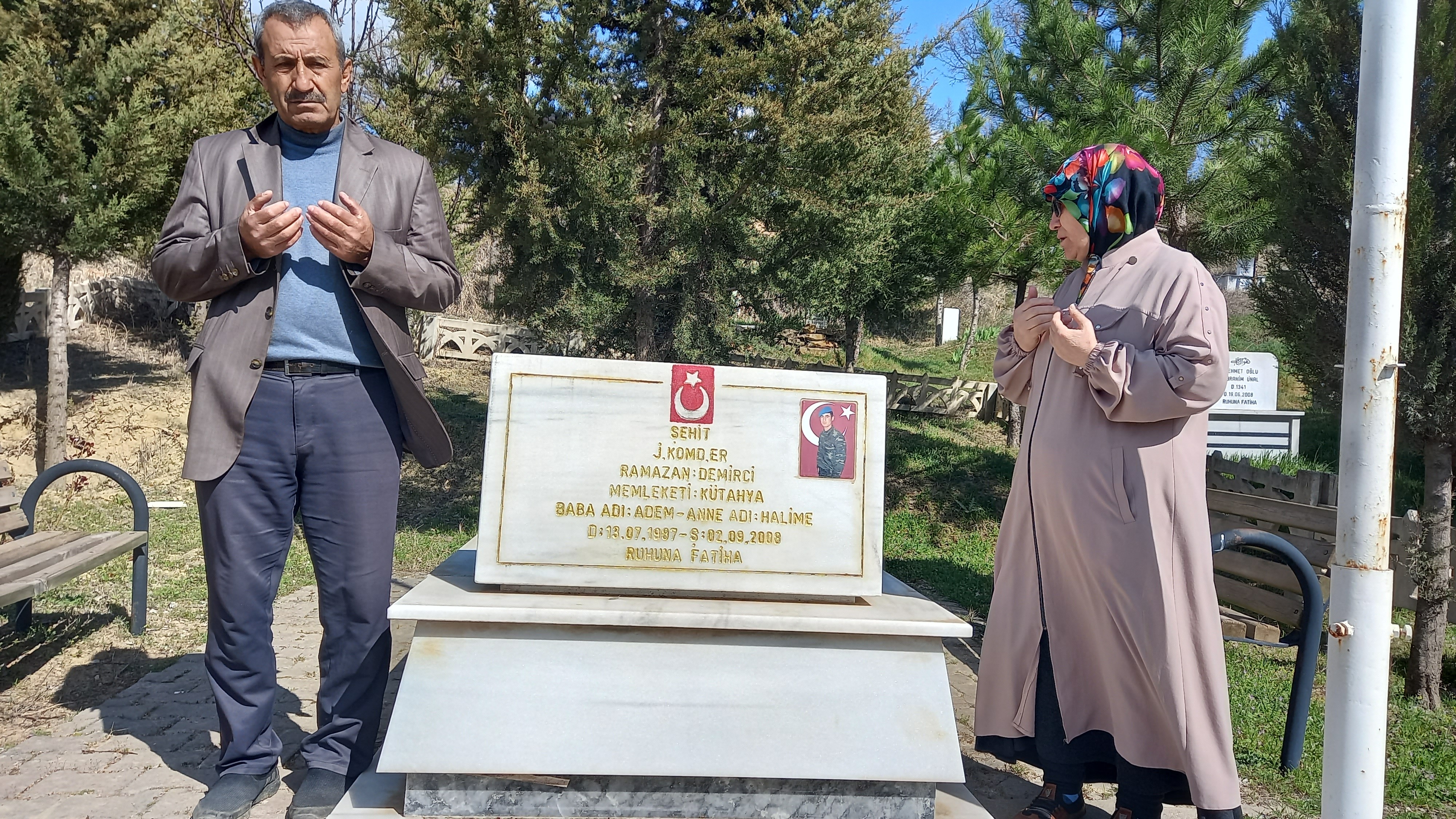 Kütahyalı şehit Ramazan Demirci’nin kanı yerde kalmadı