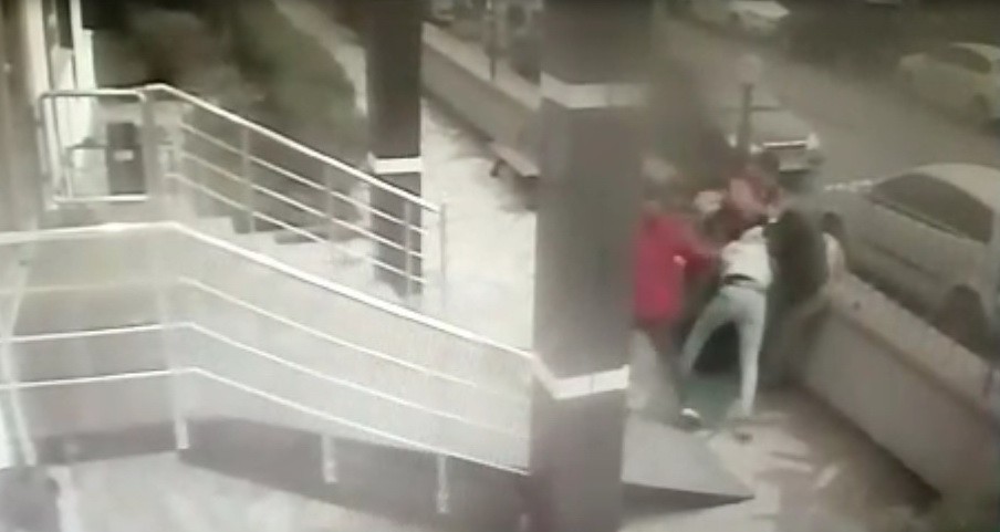 Samsun'da davulcu terörü kamerada