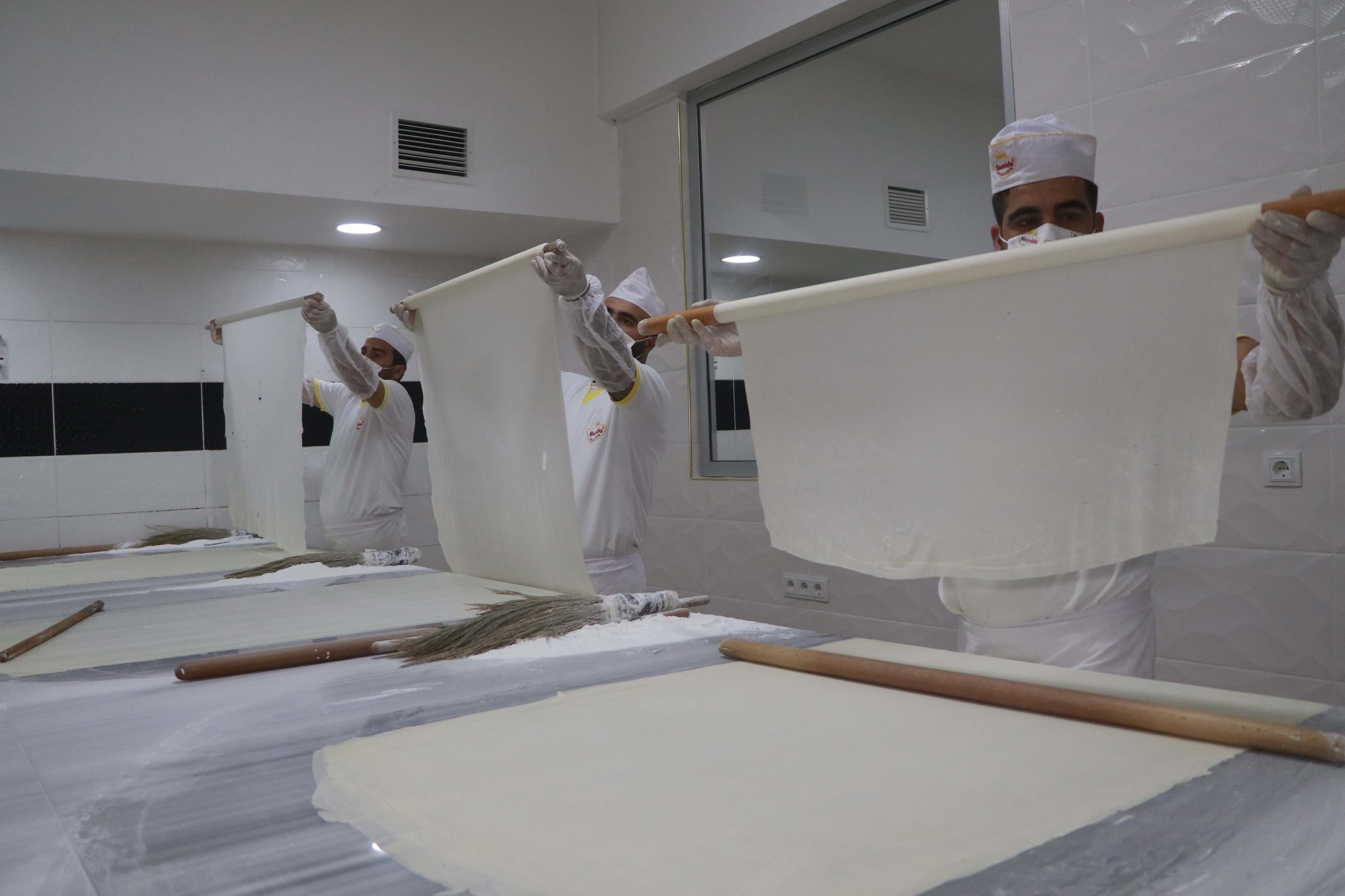 Baklavacıların bayram mesaisi başladı