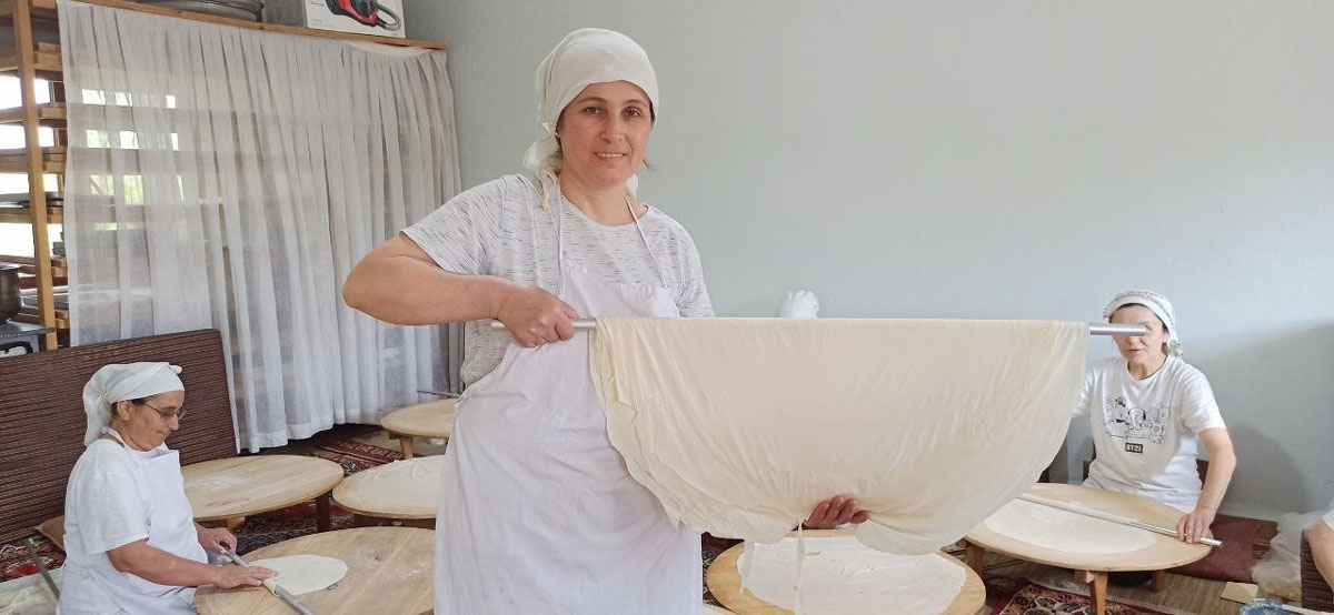Devrek’in meşhur beyaz baklavası bayrama hazırlanıyor