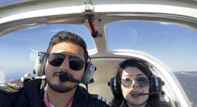 Ölüme böyle gitmişler...Düşen uçağın pilotlarının havalimanındaki son görüntüleri ortaya çıktı