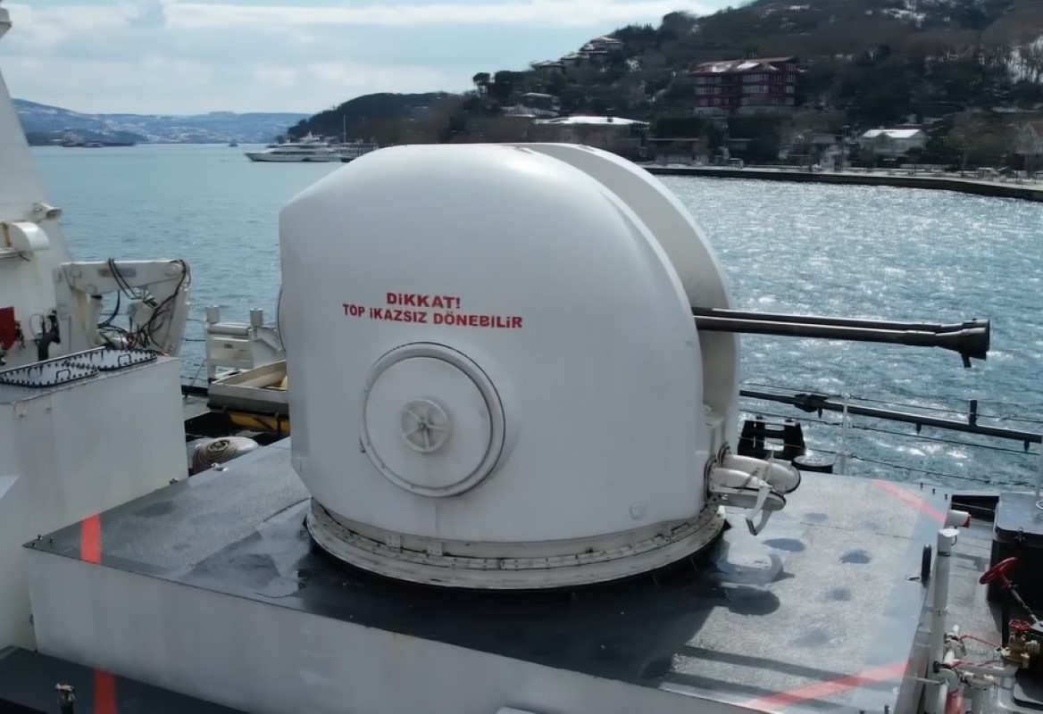 Arama kurtarma gemisi 'TCSG Güven' çalışmaları böyle görüntülendi