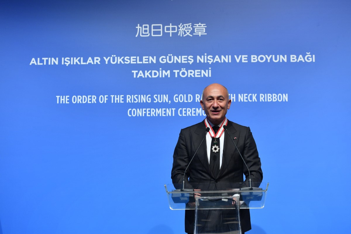 Erman Ilıcak'a Japonya'nın en yüksek devlet nişanı takdim edildi